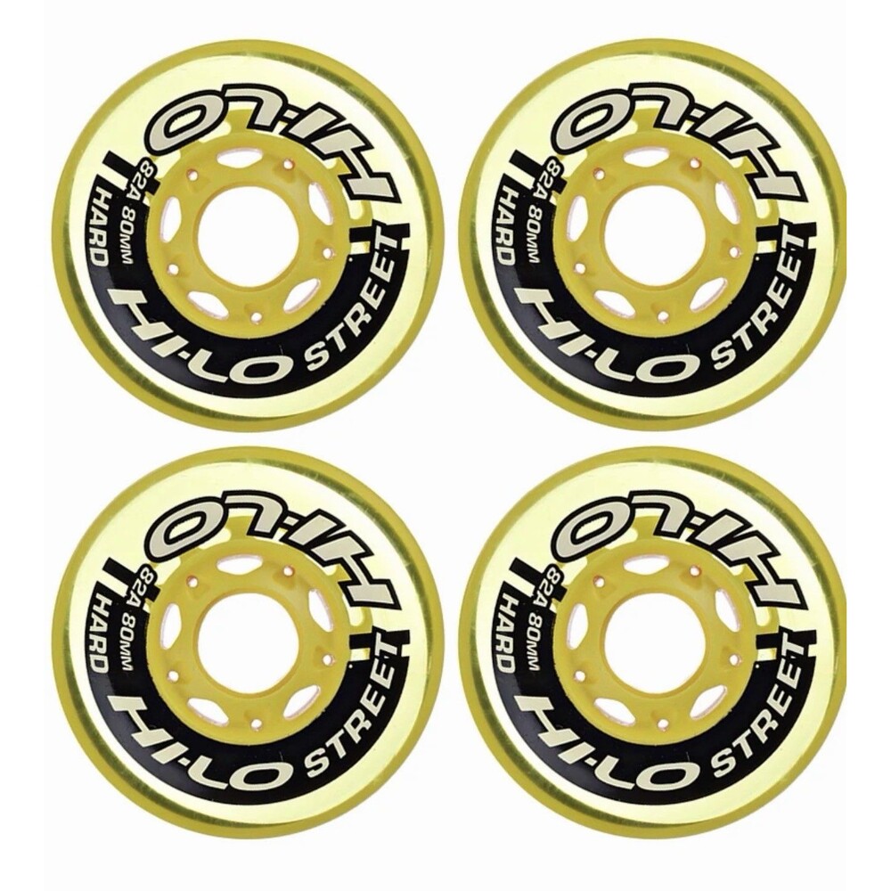 Bauer HI-LO Street Inline Hockey Wheels (4 Pack)